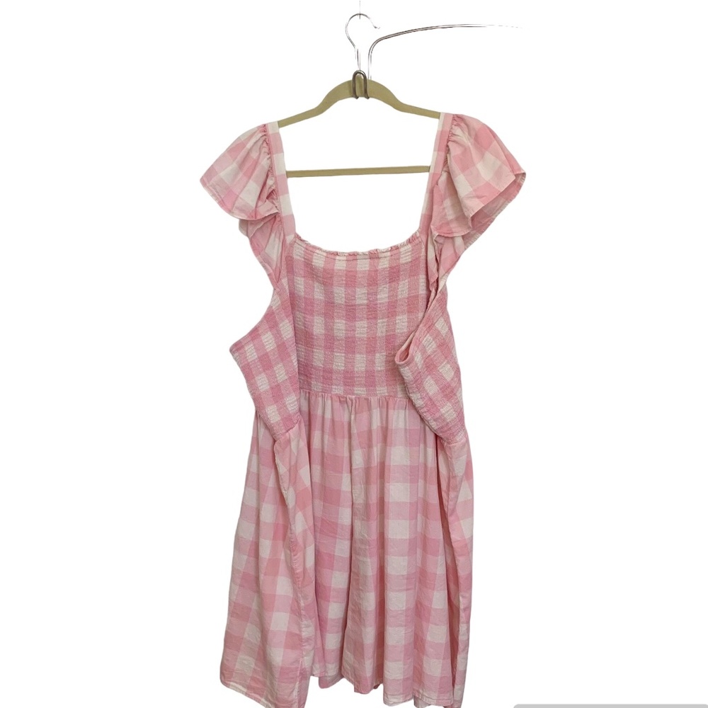 Old Navy size 4X dress in cream and pink